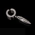 Fashion Rock Style Hypoallergenic Cross Shaped Titanium Steel Ear Clip Accessories 10   2 bullets