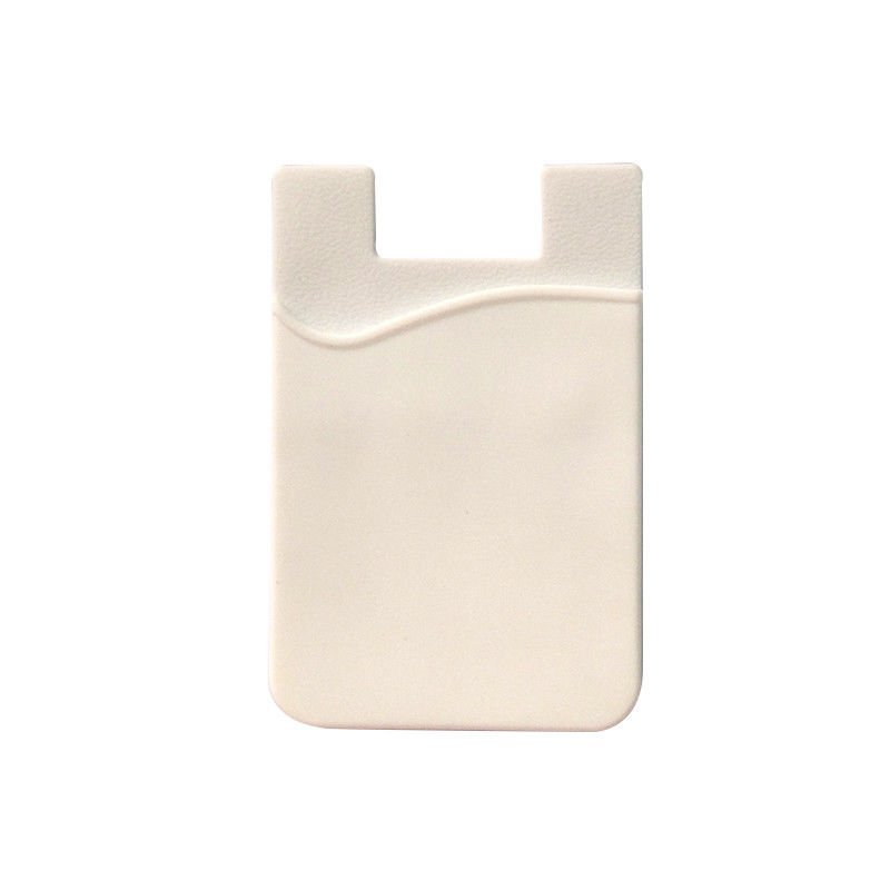 Fashion Simple Adhesive Silicone Card Pocket