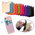 Fashion Simple Adhesive Silicone Card Pocket Money Pouch Case for Cell Phone sky blue
