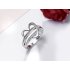 Fashion Simple Heart Shape Ring Leisure Elegant Couple Rings Ornament Valentine s Day Gift
