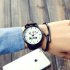 Fashion Simple Leather Watchband Couple Watch girl
