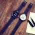 Fashion Simple Leather Watchband Couple Watch girl