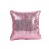 Fashion Solid Color Sequins Throw Pillow Cover for Wedding Supplies Silver 40 40cm