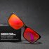 Fashion Square Sports Sunglasses Polarized UV400 Outdoor Sunglasses