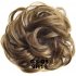 Fashion Synthetic Women Hair Pony Tail Hair Extension Bun Hairpiece Scrunchie Elastic Wedding Wave Curly  M18 613