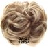Fashion Synthetic Women Hair Pony Tail Hair Extension Bun Hairpiece Scrunchie Elastic Wedding Wave Curly  M18 613