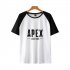 Fashion Unisex APEX LEGENDS Letters Printed Casual T shirts