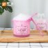 Fashion Unisex Foam Cup Face Cleanser Bubbler Cleaning Bottle Comestic Beauty Tools  white