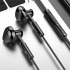 Fashion Wire controlled Earphone 3 5mm Round Hole Headset Subwoofer Music Gaming Headphone With Microphone A601 silver