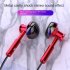 Fashion Wire controlled Earphone 3 5mm Round Hole Headset Subwoofer Music Gaming Headphone With Microphone A601 black