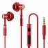 Fashion Wire controlled Earphone 3 5mm Round Hole Headset Subwoofer Music Gaming Headphone With Microphone A601 silver