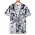 Fashion Women Men Cartoon Funny 3D Print Vivid Casual T Shirt  W style L