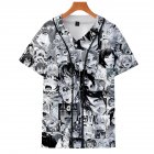 Fashion Women Men Cartoon Funny 3D Print Vivid Casual T Shirt  Q style XL