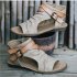 Fashion Women Sandals Large Size High Strength Denim Shoes for Summer KhakiK07C