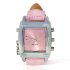 Fashion and function go hand in hand  with the Minuet Designer MP3 Watch with Leather Band 