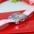 Fashion and function go hand in hand  with the Minuet Designer MP3 Watch with Leather Band 