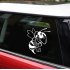 Fashionable Angry Bee Stickers Car Decals black