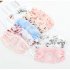 Fashionable Chiffon Printed Sunscreen Summer Breathable And Washable Dustproof Mask Love on white One size