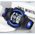 Fashionable Children Electronic Watch Students Waterproof Luminous Wristwatch Sports Watch Gift Black blue