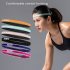 Fashionable Colors Yoga Headband Silicone Anti skid Strip Non slip Sweatproof Breathable Sports Hairband For Fitness Running Orange