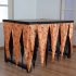 Fashionable Decorative 6FT   9FT Table Dress Skirt for Halloween Parties