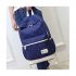 Fashionwu Casual Lightweight Rucksack Canvas Wallet Shoulder Bag School Backpack Dot Set Green