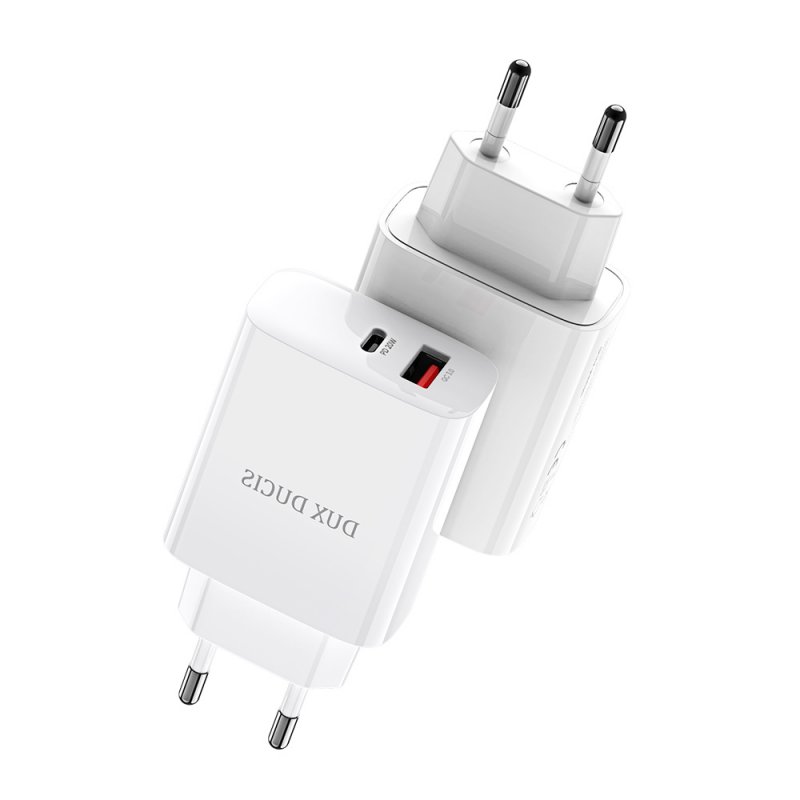 Fast Charger Suitable For Pd20w+qc18w Fast Charging Dual-port Mobile Phone Charger white