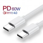 Fast Charger Type C to Type C Fast Charging Cable for Huawei P30 P20 <span style='color:#F7840C'>Pro</span> Lite Mate20 1.5 meters