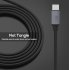 Fast Charging USB 3 0 USB Type C Cable Voltage Current Display Data Sync USB C Cable for Xiaomi A1 Samsung S9 gray