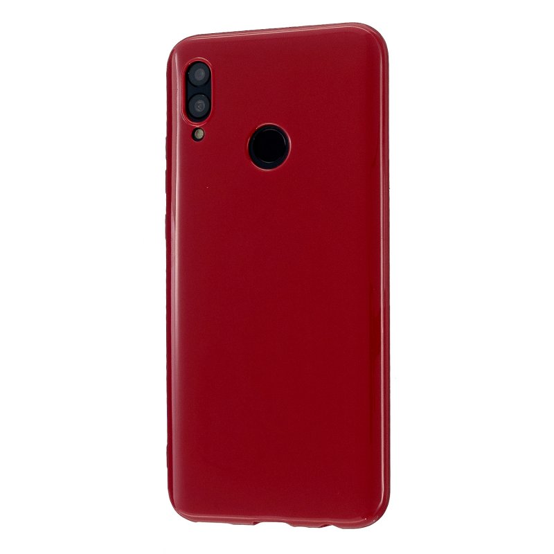 For HUAWEI Honor 10 Lite/P Smart/P Smart-Z 2019 Cellphone Shell Simple Profile Soft TPU Phone Case  Rose red