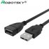 Fast Speed Black USB 2 0 Male to Female Extension Cable Connector Adapter Cable for Mouse USB Flash Drive black