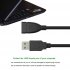 Fast Speed Black USB 2 0 Male to Female Extension Cable Connector Adapter Cable for Mouse USB Flash Drive black