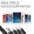 Fast USB Charging Cable Universal 3 in 1 Multi Function Cell Phone Cord Charger  black