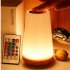 Fast Usb Charging Port Touch  Light Portable Desktop Sensor Control Bedside Lamp 5 level Dimmable Warm White Light 13 color Rgb For Bedroom Office Corridor Wood