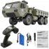 Fayee FY004A 1 16 2 4G 6WD Rc Car Proportional Control US Army Military Truck RTR Model Toys With camera 2 batteries 1 16