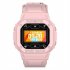 Fd69s Music Bracelet super Long Standby Smart Watch Sports Men Women Heart Rate Blood Pressure Monitoring Waterproof Bracelet pink