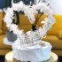 Feather Cake Topper Decoration for Birthday Party Wedding Use