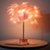 Feather Table Lamp Modern USB Powered LED Bedside Table Lamp Night Light With Remote Control For Bedroom Living Room Party Wedding Christmas Valentines Day Deco
