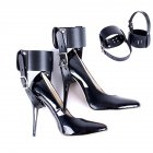 Feet Locking Restraint Ankle Belt Sex Toy for High-Heeled Shoes Straps for BDSM Female one size
