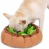 Felt  Cloth Pet  Sniffing  Mat Puzzle  Toys For  Smart  Dogs Slow  Eating  Bowl Dog  Interactive  Toy Grass green