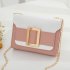 Female Fashion Color matching Satchel Sweet Casual for Phone Card Organize black