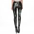 Female Human Skeleton Printing Slim Long Trousers Cosplay Costume for Halloween Festival  WKDK1038 XL