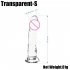 Female Jelly Realistic Dildo With Strong Suction Cup Multicolor Fake Penis Adult Sex Toys Masturbation Device small transparent