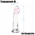 Female Jelly Realistic Dildo With Strong Suction Cup Multicolor Fake Penis Adult Sex Toys Masturbation Device medium transparent