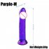 Female Jelly Realistic Dildo With Strong Suction Cup Multicolor Fake Penis Adult Sex Toys Masturbation Device medium purple