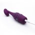 Female Masturbation Charging Heating Vibrator Sex Toy purple
