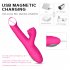 Female Powerful Vibrator Mini Wand Women Clitoris Stimulator USB Charging G Spot Vagina Massager Black