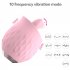 Female Silicone Tongue Lick Vibator Toy Masturbator 10 Modes Waterproof Low Noise Clitoris Stimulator Sex Machine rose Red