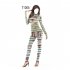 Female Slim Jumpsuits Long Sleeve Cosplay Custome for Halloween Party Festival  T1001 S M