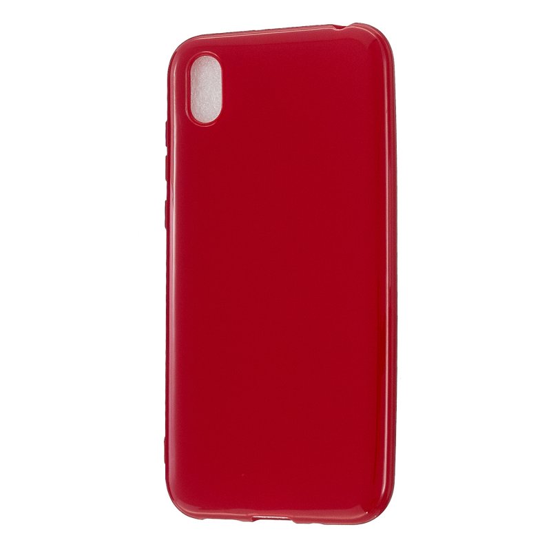 For HUAWEI Y5 2018/2019 TPU Phone Case Simple Profile Delicate Finish Cellphone Cover Full Body Protection Rose red